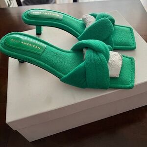 Good American Terry Kitten Heels